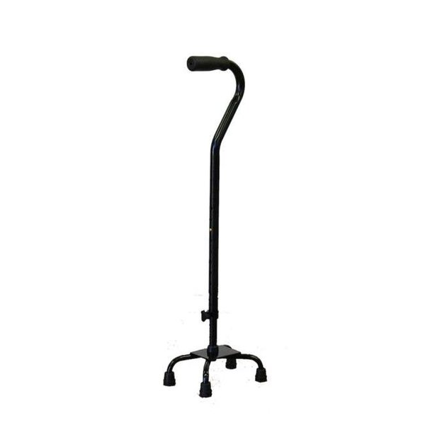 Karman Healthcare Karman Healthcare QC2-BK Quad Cane With Small Base In Black Frame QC2-BK